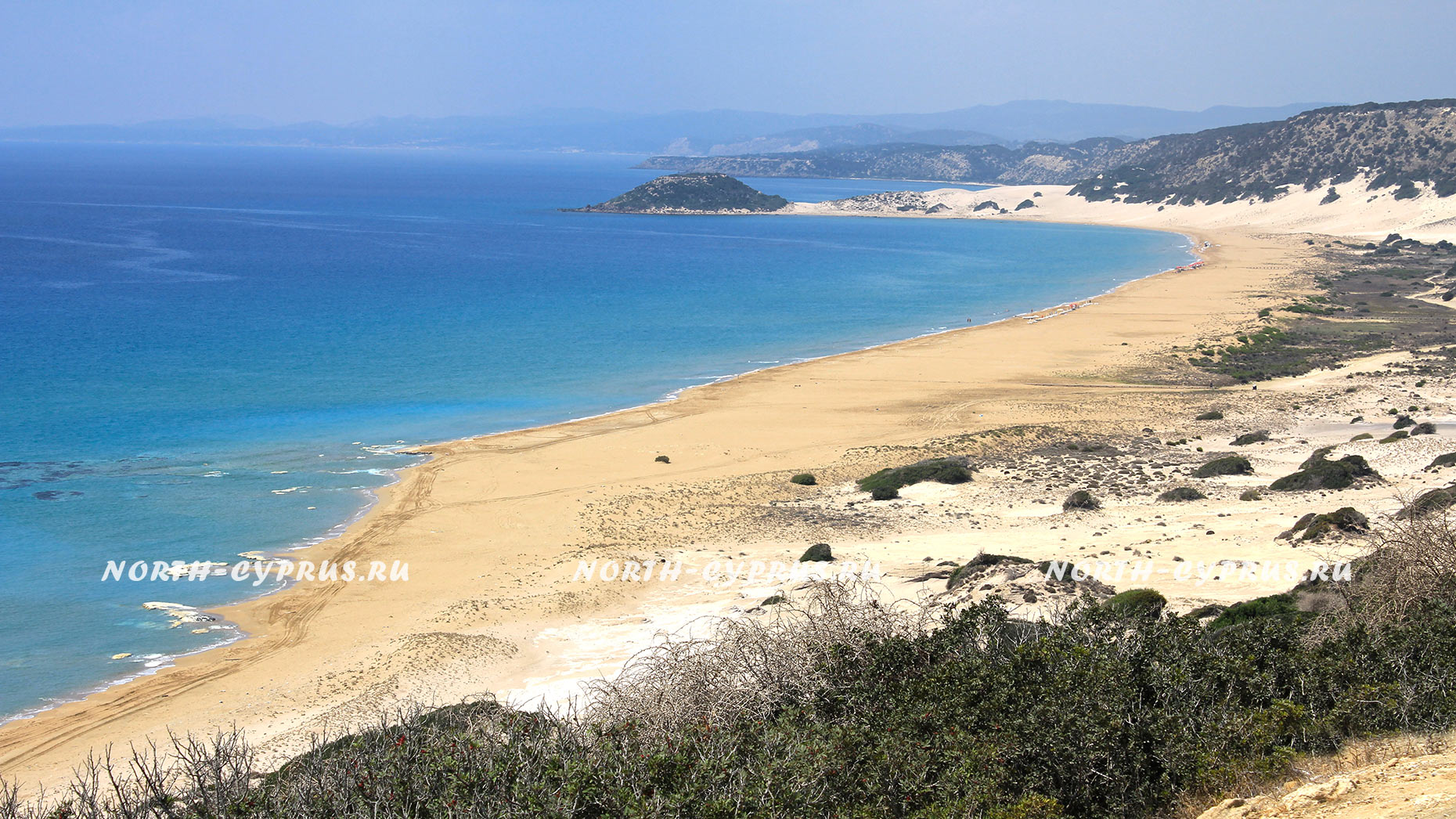 Пляж на северном кипре